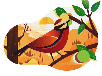 Autumn Illustration design illustration ui