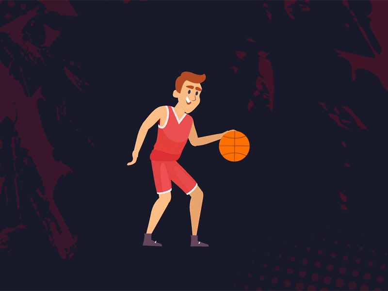 Dribble Basketball 2d animaiton animation animator basketball basketball logo brand calligraph calligraphy dribble dribble invite gif illustration logo marketing media motion transformation typographi typography