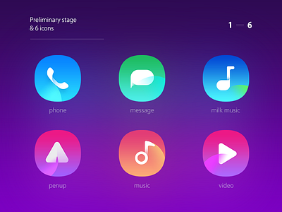 A set of icon designs icon ui 插图 设计