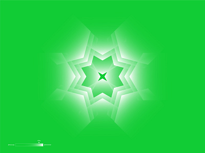 White Gradient Experiment #1 abstact flat gradient green hexagon white