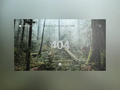 404 Forest Preview design ui ux web website