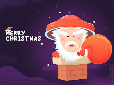 Merry Christmas all buy christmas gift illustrations ui