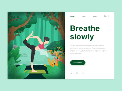 Yoga yoga 插图 设计