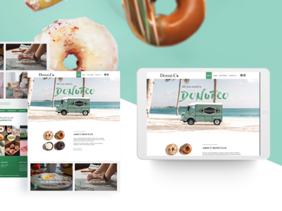 DONUT.CO | Designed by Yeswebdesignstudio design ui ux web website