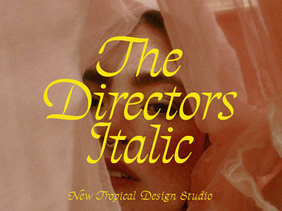 The Directors Italic Typeface