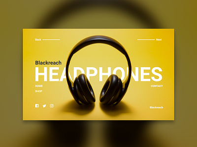 Headphones UI app art brand branding design flat icon icons illustration illustrator lettering logo minimal type typography ui ux vector web website