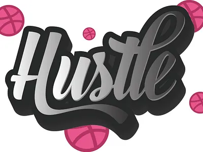 Dribbble Debut branding debut design flat illustration lettering logo typogaphy vector