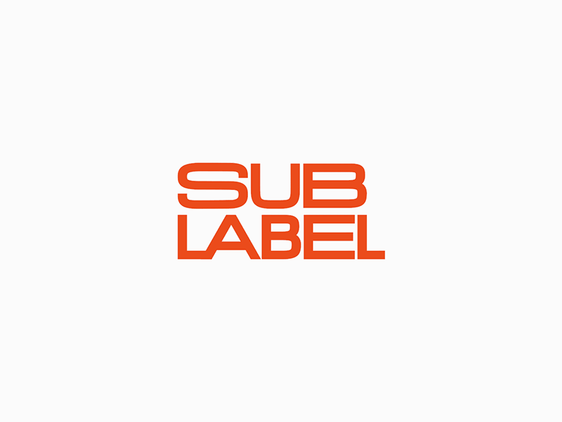 Sub Label | Logo Animation 2d 2danimation animation logo logoanimation logotype motiongraphic typography