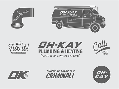 Oh-Kay Branding Assets alone assets branding christmas home kay logo oh plumbing