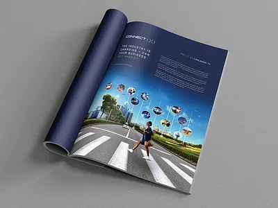 Connect (X) 2019 - Print Ad 5g communications expo trade show wireless