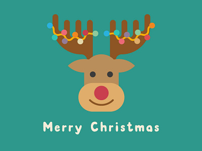 Merry Christmas 2018 christmas cute digital illustration kawaii