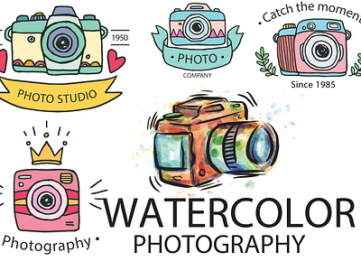 watercolor design art beach beautiful logo brand branding design floral design icon illustration illustrator logo minimal photograhy photography logo studio logo vector water color watercolor logo web design wonderfullogo