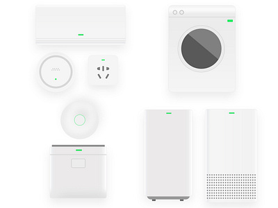 Smart Home APP devices app icon illustration ui