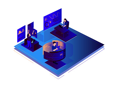 isometric data analysis character data analysis dribbble graphic deisgn illustration isometric design isometric illustration target