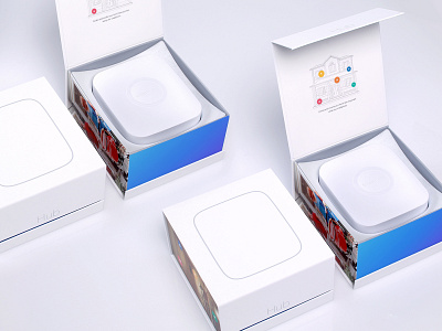 SmartThings Packaging boxes illustration packaging rigid