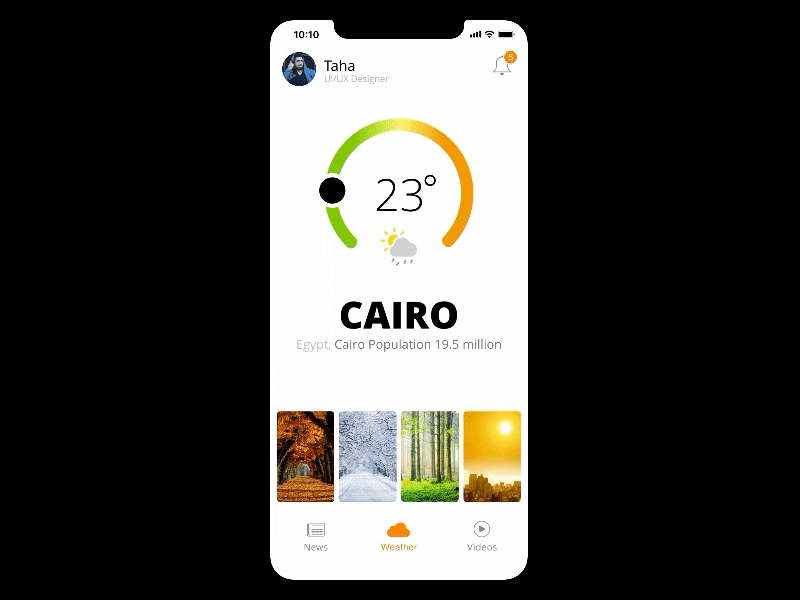 News app app application ios news news app news feed ui ui ux design ux weather weather app