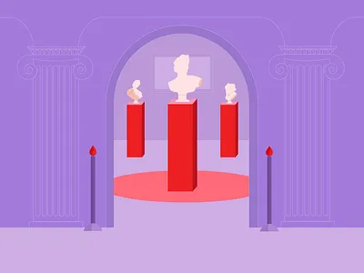 Statues art art center candle design history illustration museum museum of art sculpture statue vector