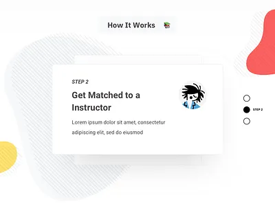 How It Works design icons illustration ui ux web website