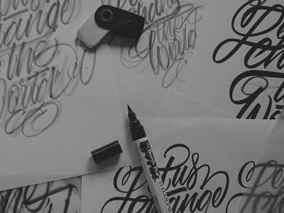 Sketches "let us change the world" calligraphy design graphic design illustration lettering snooze snoozeone type typography