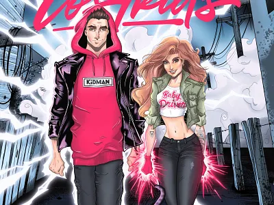 The Amazing Lostkids art character character art character concept character design comic comic art comic book cover cover art cover artwork illustration painting photoshop super heroes