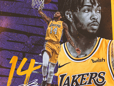 Brandon Ingram athlete basketball lakers los angeles nba smsports sport sports sports design