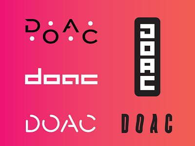 D.O.A.C. Logotype branding design icon identity lettering logo logotype typography