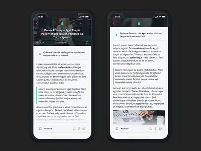 DailyUI #1 dailyui dailyui 001 mobile app mobile ui news app reader app reader app ui kit ui design