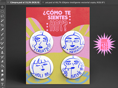 Pins #2 design design art ecuador pack packaging pin pin badge pin design product quote selfie store uio