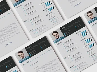 Modern Resume CV (freebie) cv cv resume template design freebie psd resume ui