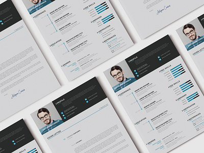 Modern Resume CV (freebie) cv cv resume template design freebie psd resume ui