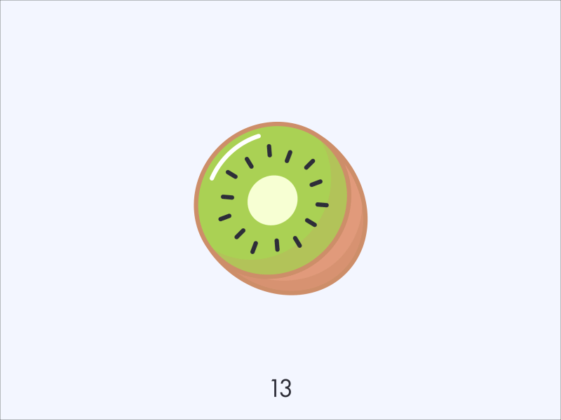 Baby Weeks 13-15 after affects animation comparison fruits illustration illustrator pregnancy vegetables week