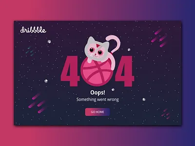 Error 404 app design flat illustration minimal ui ux vector web website