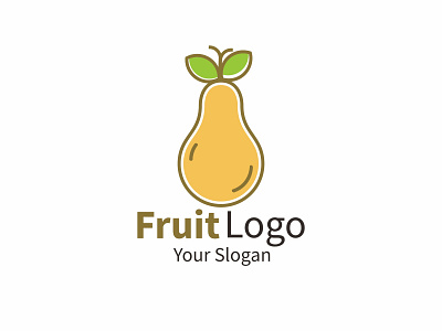 pear fruit logo concept custom logo design food food and drink fruit juice logo logo concept logo custom modern logo modern logo design pear pearl simpel simple logo vector