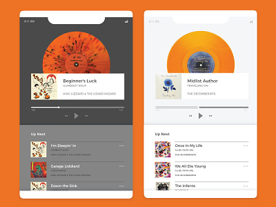 Daily UI | 009 album daily ui challange dailyui dailyui 009 design music app music player music player ui ui vinyl