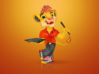 Mascot Cub cub designer digitalart lion logo mascot photoshop