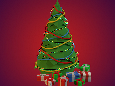 Happy Holidays 3d render christmas holidays