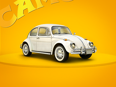 Beetle for Camel beetle camel car design icon illustration illustrator logo web website