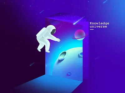Knowledge universe illustration