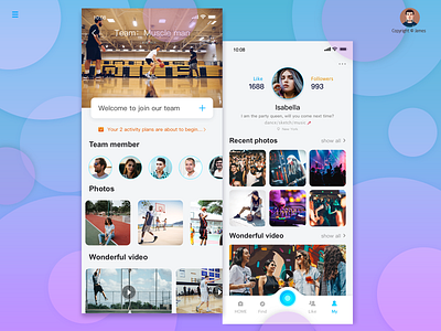 Social interest 2 app interest social ui ui ux design 向量 插图 画画 移动 设计