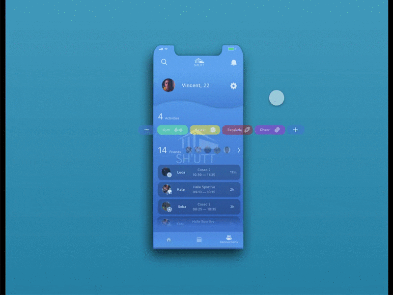 SH'APP: Toggle and Selector animation profile selector shapp toggle ui