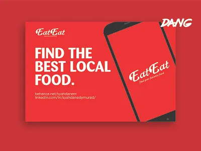 EatEat Design Promotion #1 branding design mockup design syahdan ui user interface ux visual design