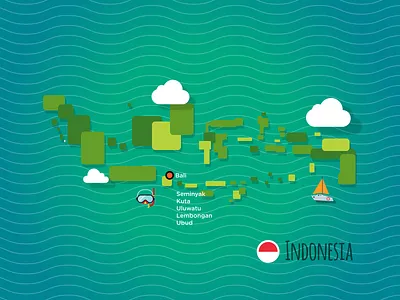 Travel Map - Bali, Sep 2018 bali country map indonesia islands map travel travelmap