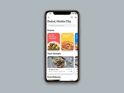 FeedMe Mobile App app design interface ios mobile ui