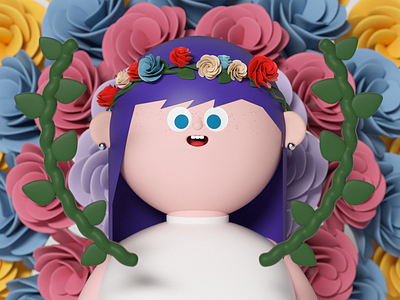 Flower girl 2019 animation book design branding c4d character character boy character designer christmas cinema4d design graphic illustration poster rain rainbow rainy boy website 캐릭터 디자이너 캐릭터 디자인