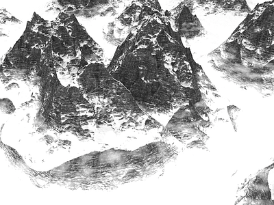 Snowy Mountains 3d abstract c4d fog gameofthrones maxon3d mountains snow storm texture