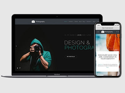 Photography WordPress Theme - Responsive View branding design gallery illustration landing page page builder photo photo album photography plugins portfolio responsive site builder slider template templates theme web design web development wordpress