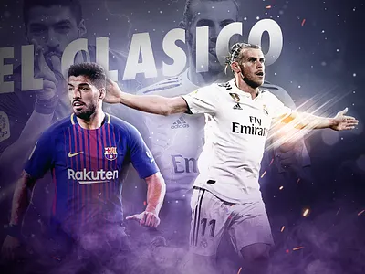 El Clasico - beIN SPORTS banner 2019 art design digital football graphic photoshop poster soccer typography