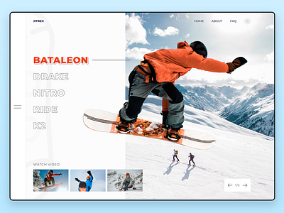 Jetrix snowboard awards board branding design figma lettering shop snow snowboard snowboarding type typography ui ui ux design ux vector web web design website winter