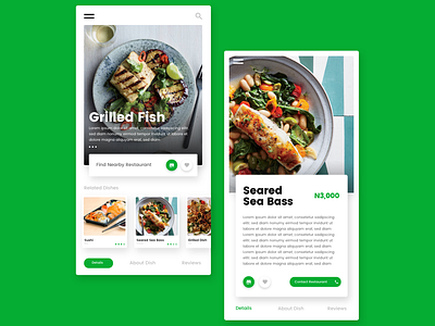 Restaurant Mobile App adobexd app food mobile restaurant