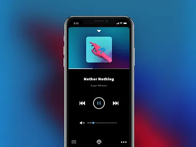 Aloha Browser Player aloha app bar blue blur browser dark design download free interface ios mobile music player private ui ux video